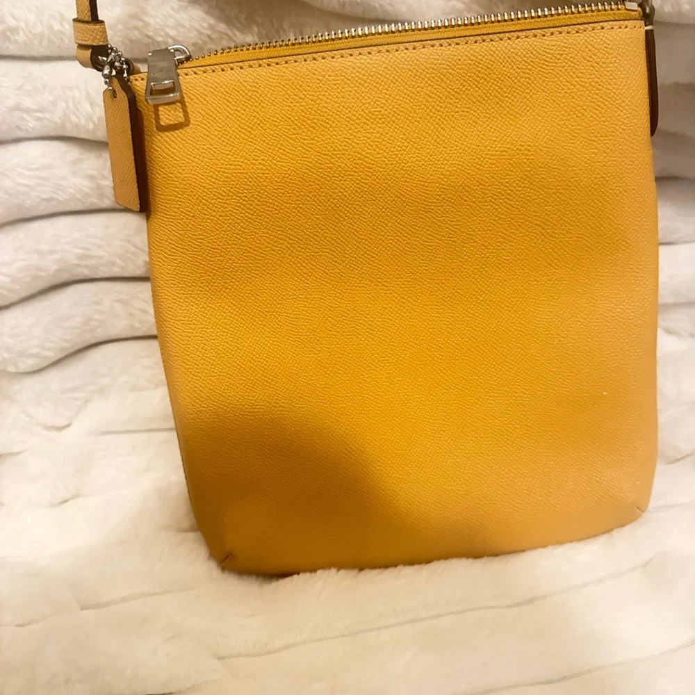 NWT Coach Mini Rowan File Bag in Honeycomb/Silver - Picture 8 of 15